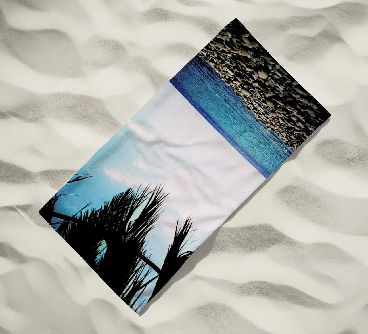 Canopy beach towel by BLAEK Design Studio