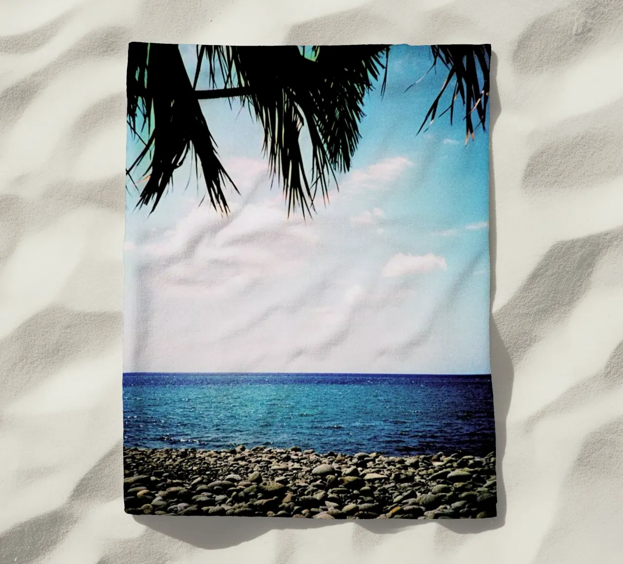 Canopy beach towel by BLAEK Design Studio