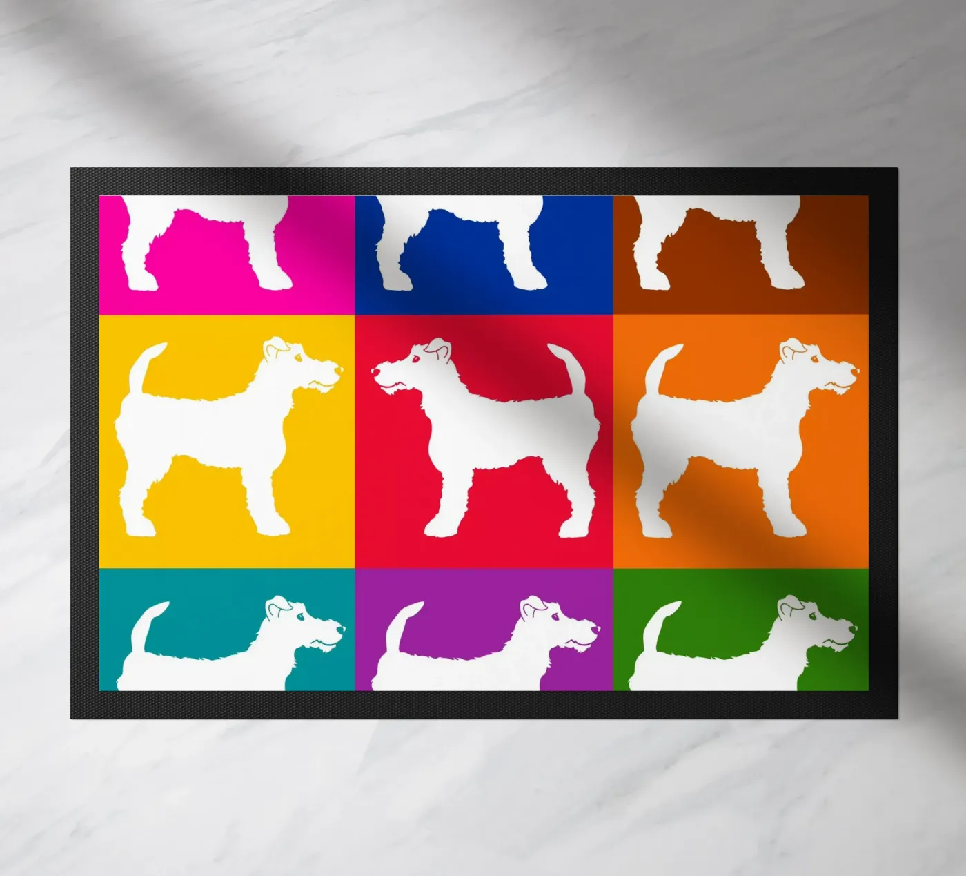 Fox Terrier deurmat van Pop dogs