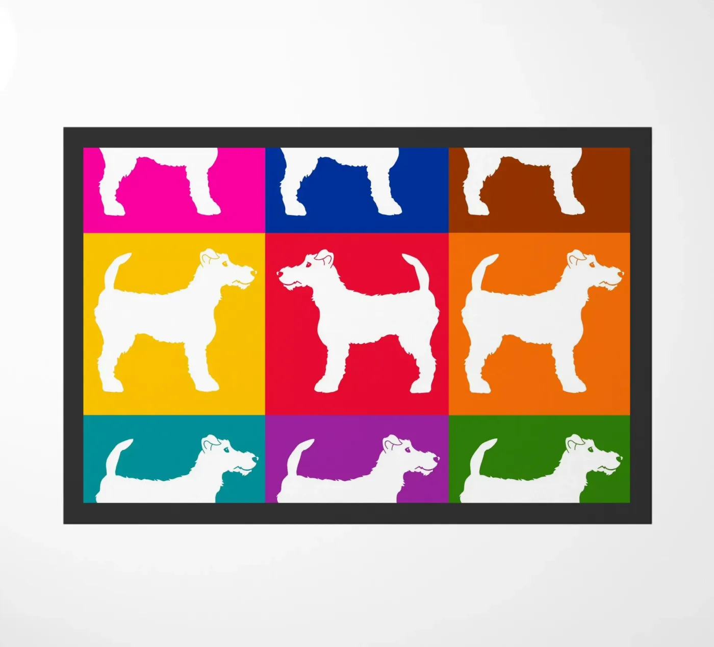 Fox Terrier deurmat van Pop dogs