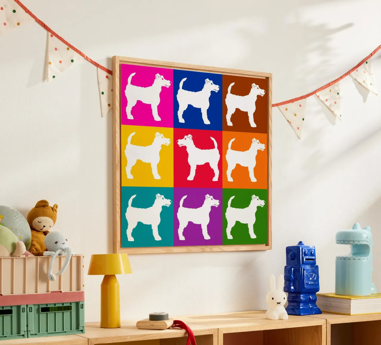 Fox Terrier plexiglass da Pop dogs