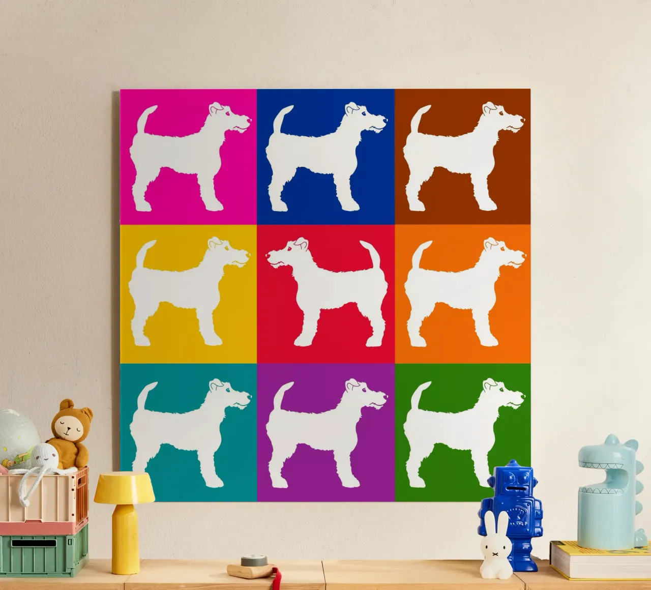Fox Terrier plexiglass da Pop dogs