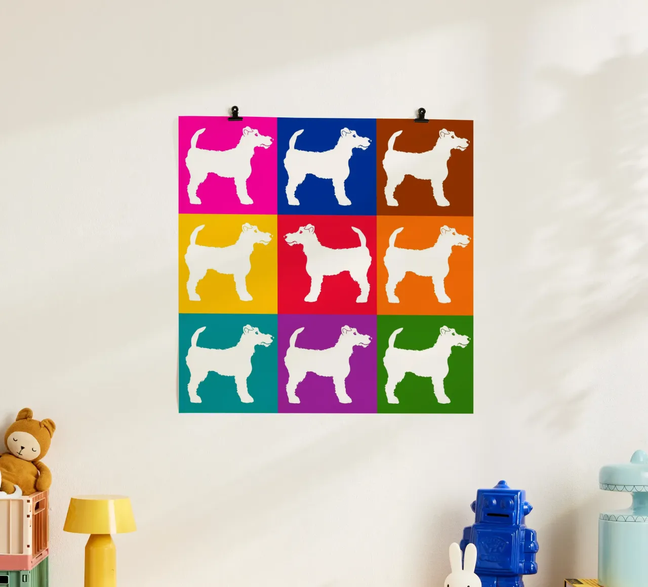 Fox Terrier poster da Pop dogs