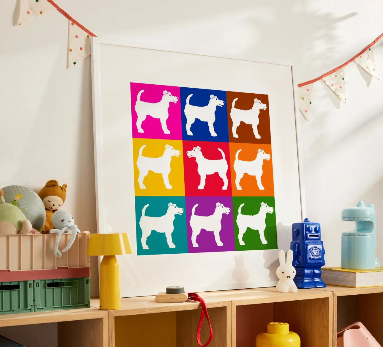 Fox Terrier poster da Pop dogs