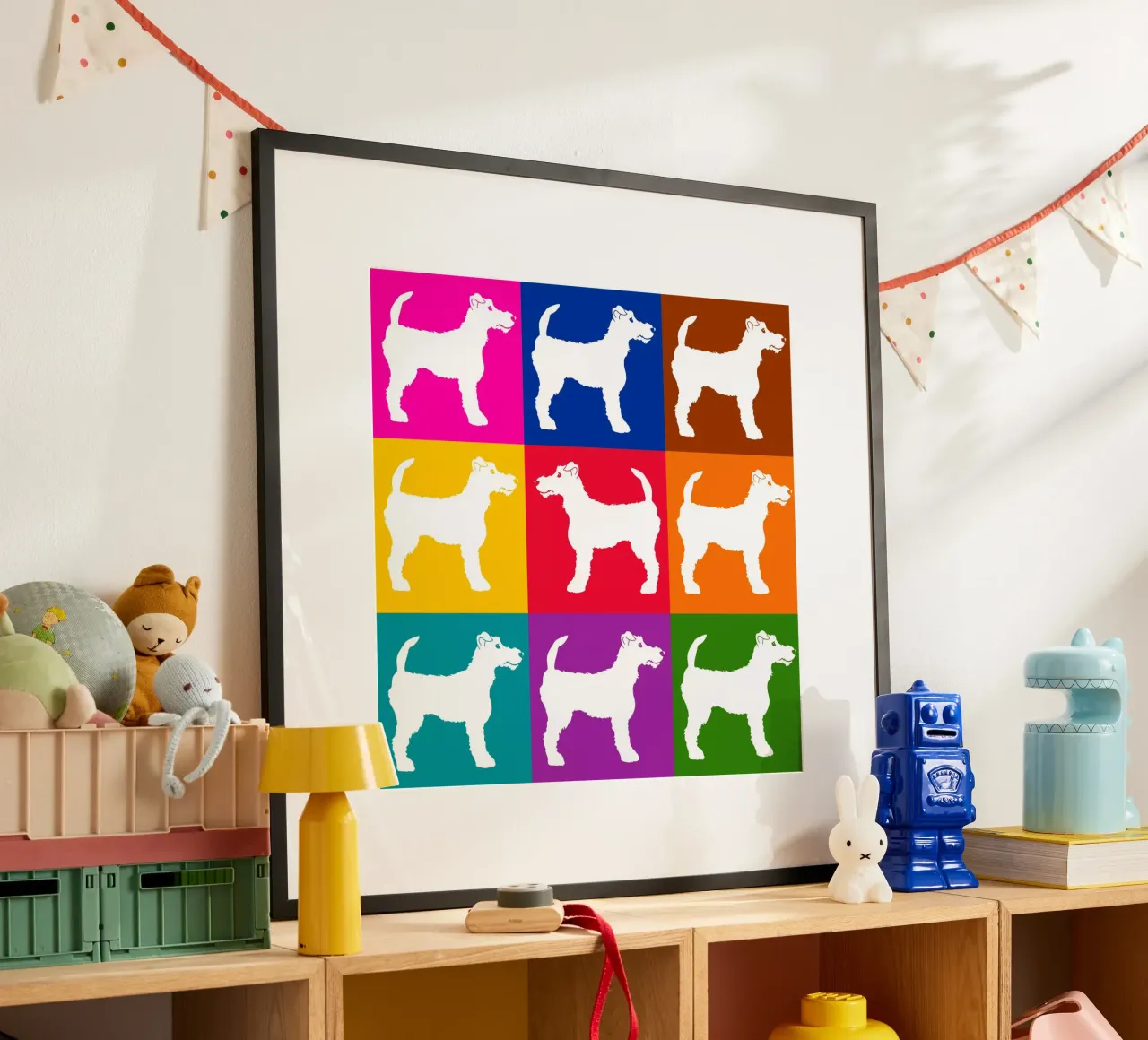 Fox Terrier poster da Pop dogs