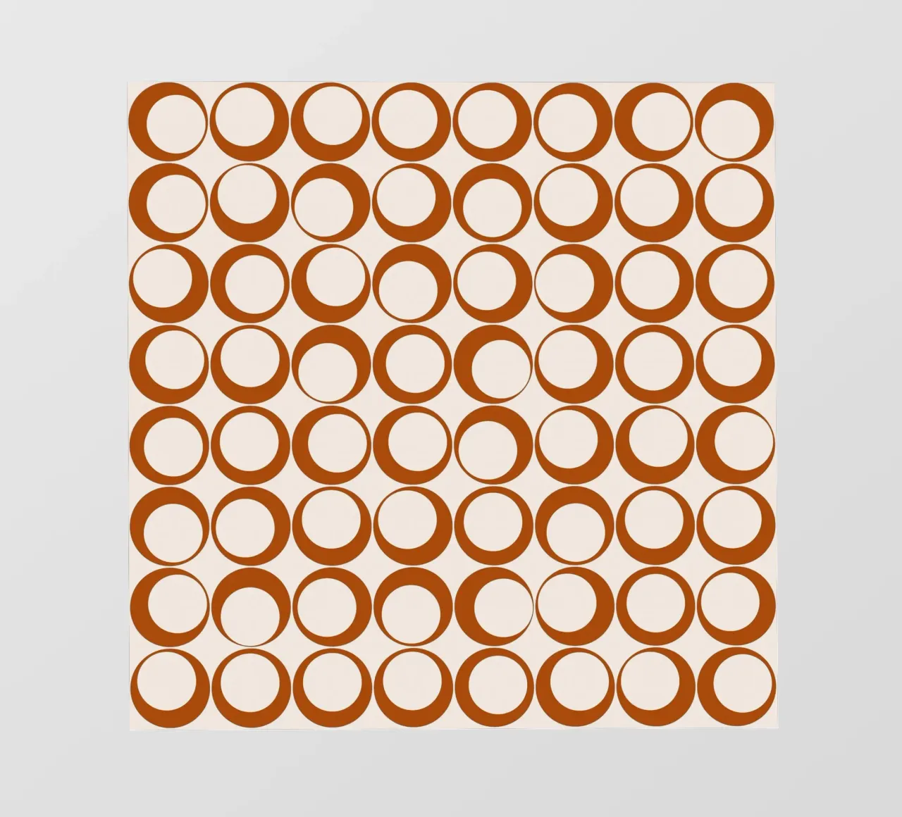 Vibrazioni nostalgiche dei loop retrò arancione bruciato pellicola backlit da Timeless moderna