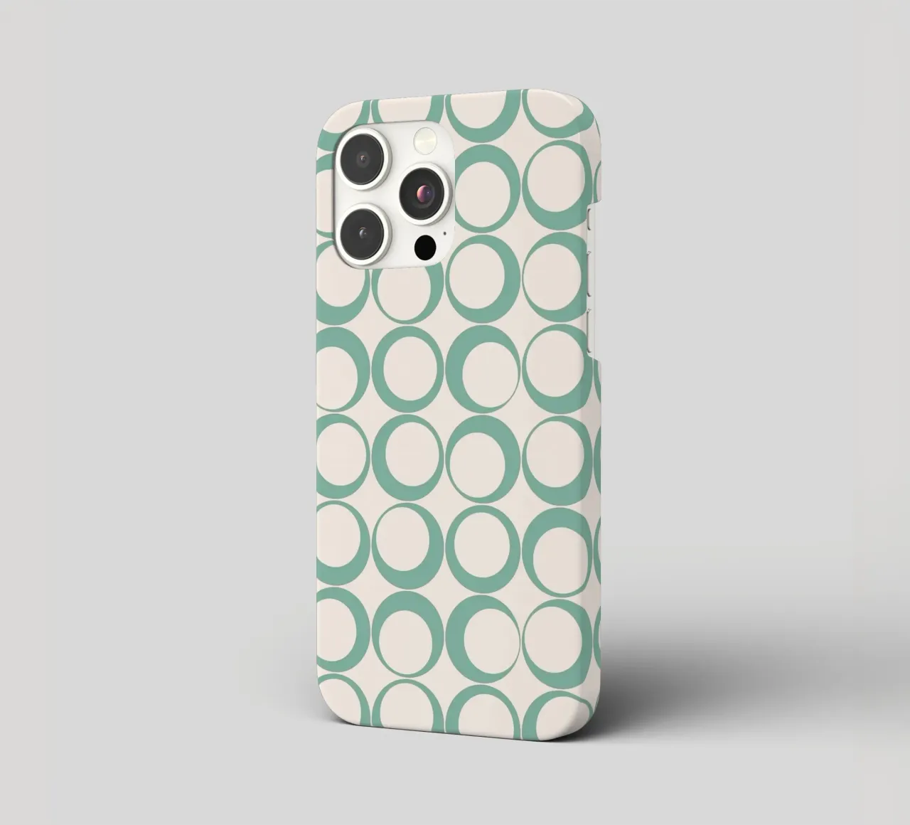 Blu menta Retro Loops Vibe nostalgico cover iphone da Timeless moderna