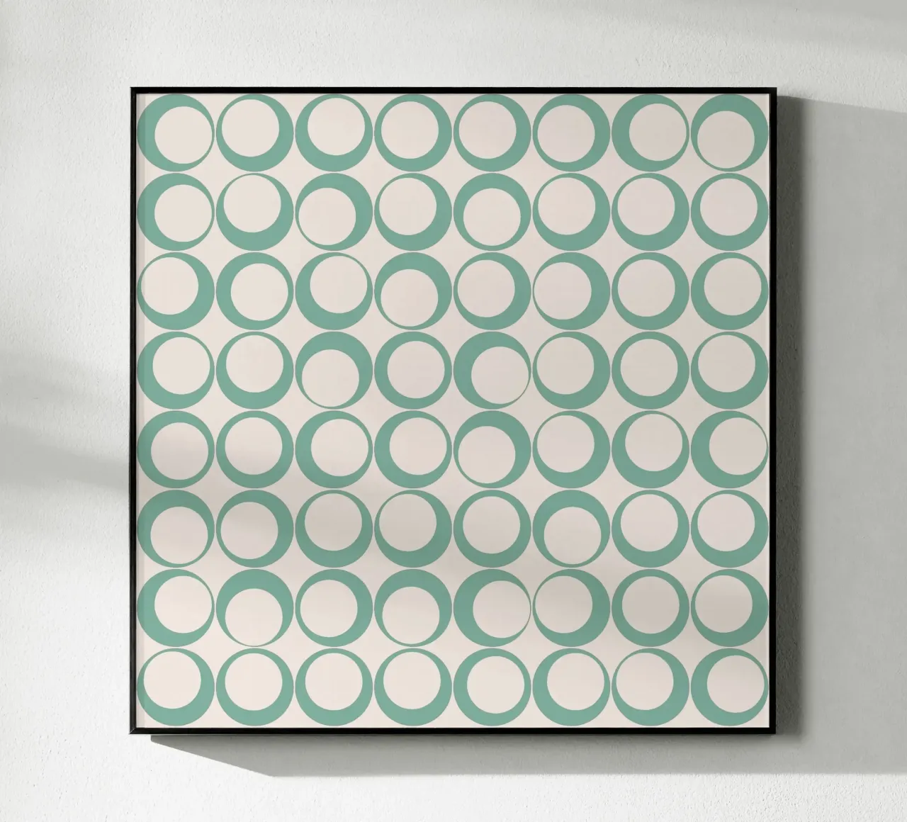 Blu menta Retro Loops Vibe nostalgico plexiglass da Timeless moderna