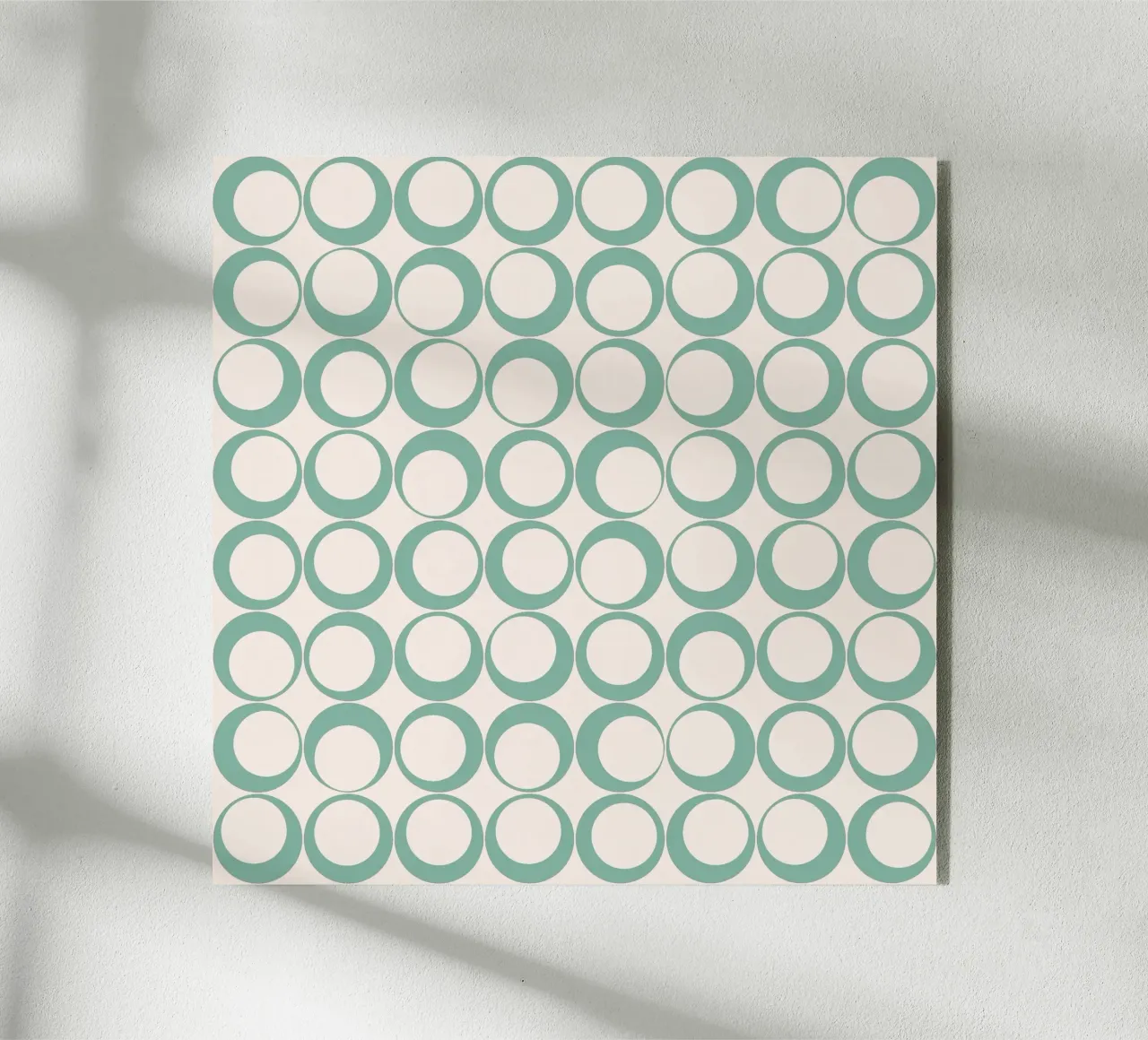 Blu menta Retro Loops Vibe nostalgico plexiglass da Timeless moderna