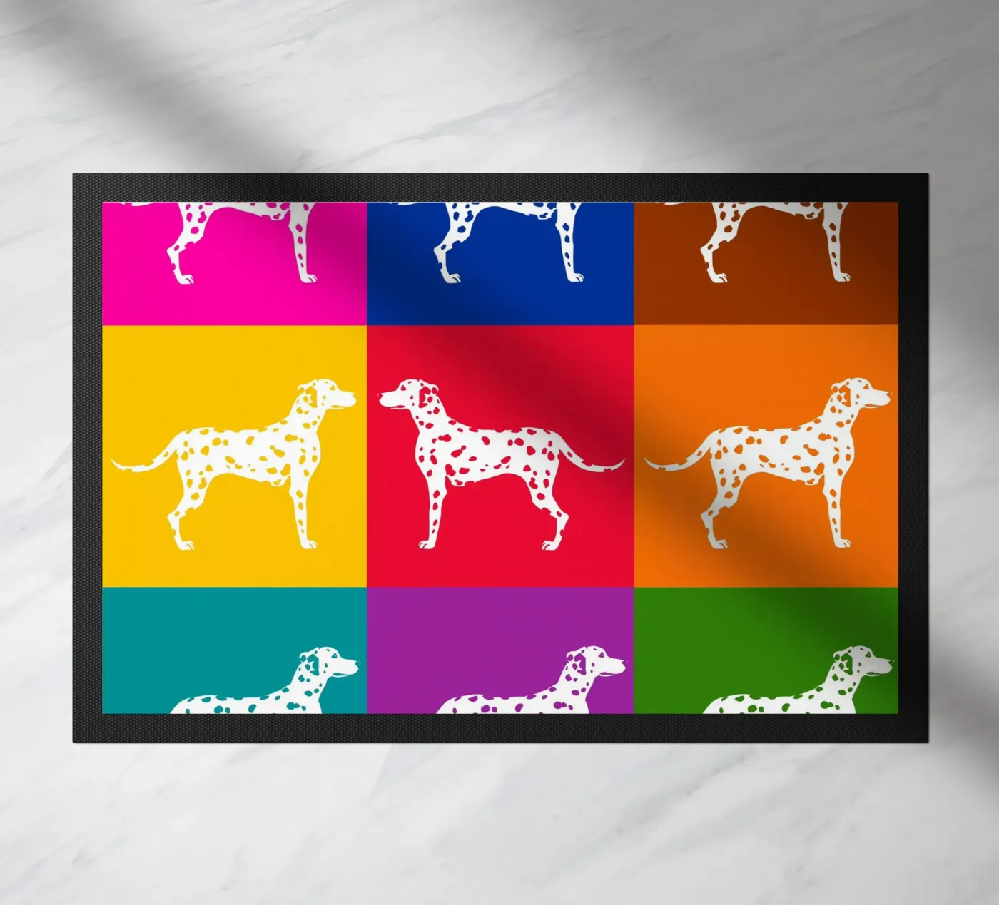 Dalmatian doormat by Pop dogs