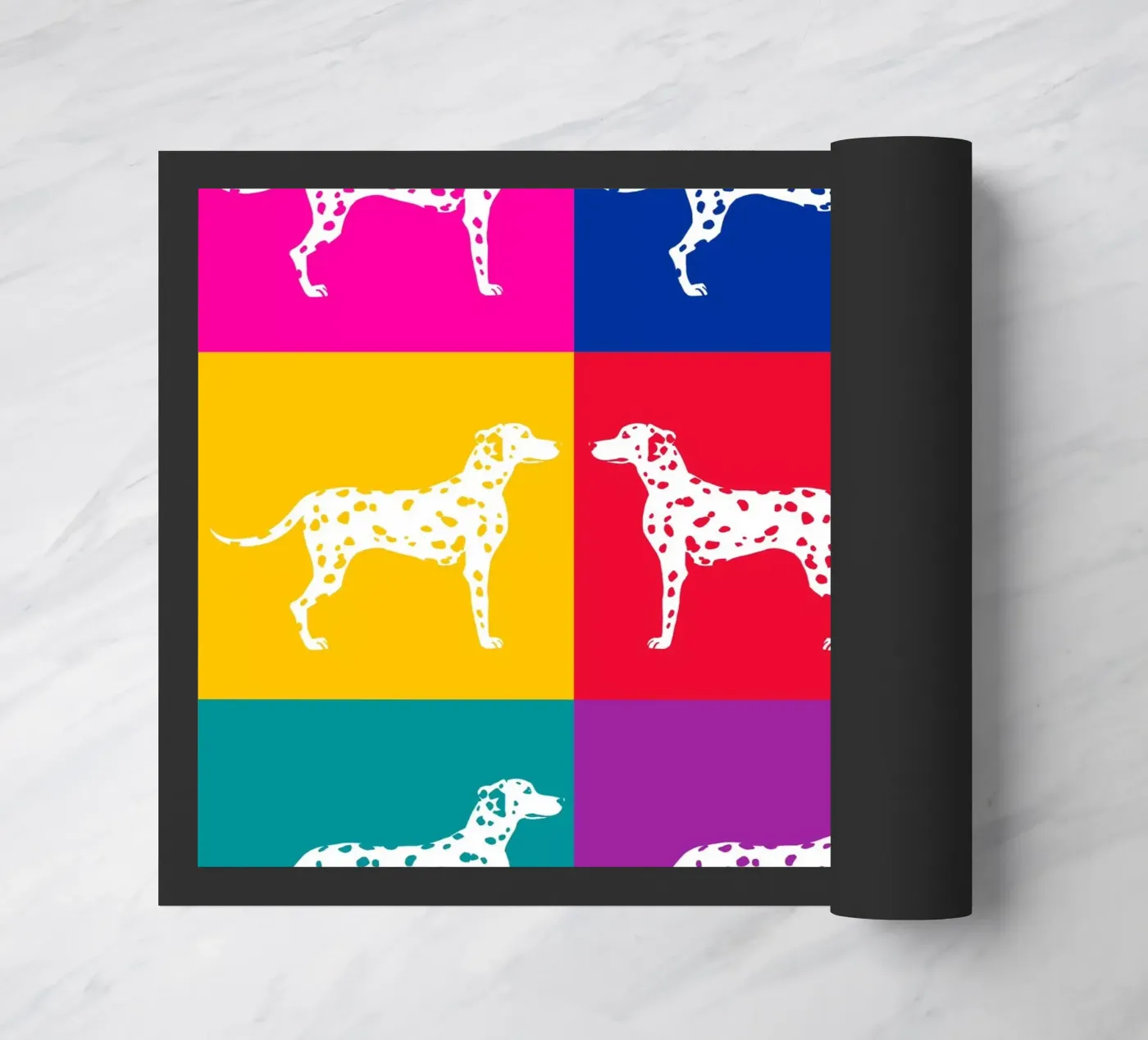 Dalmatian doormat by Pop dogs
