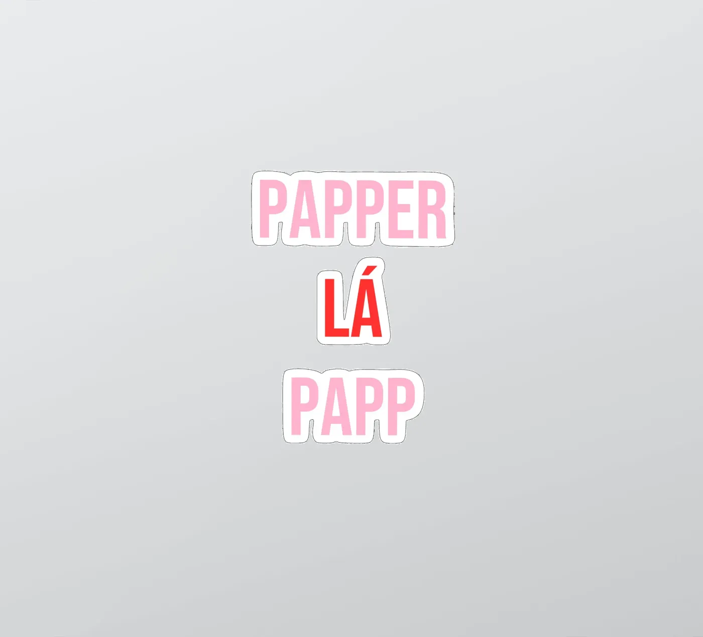 Papperlápapp Sticker von Cancel Simplicity