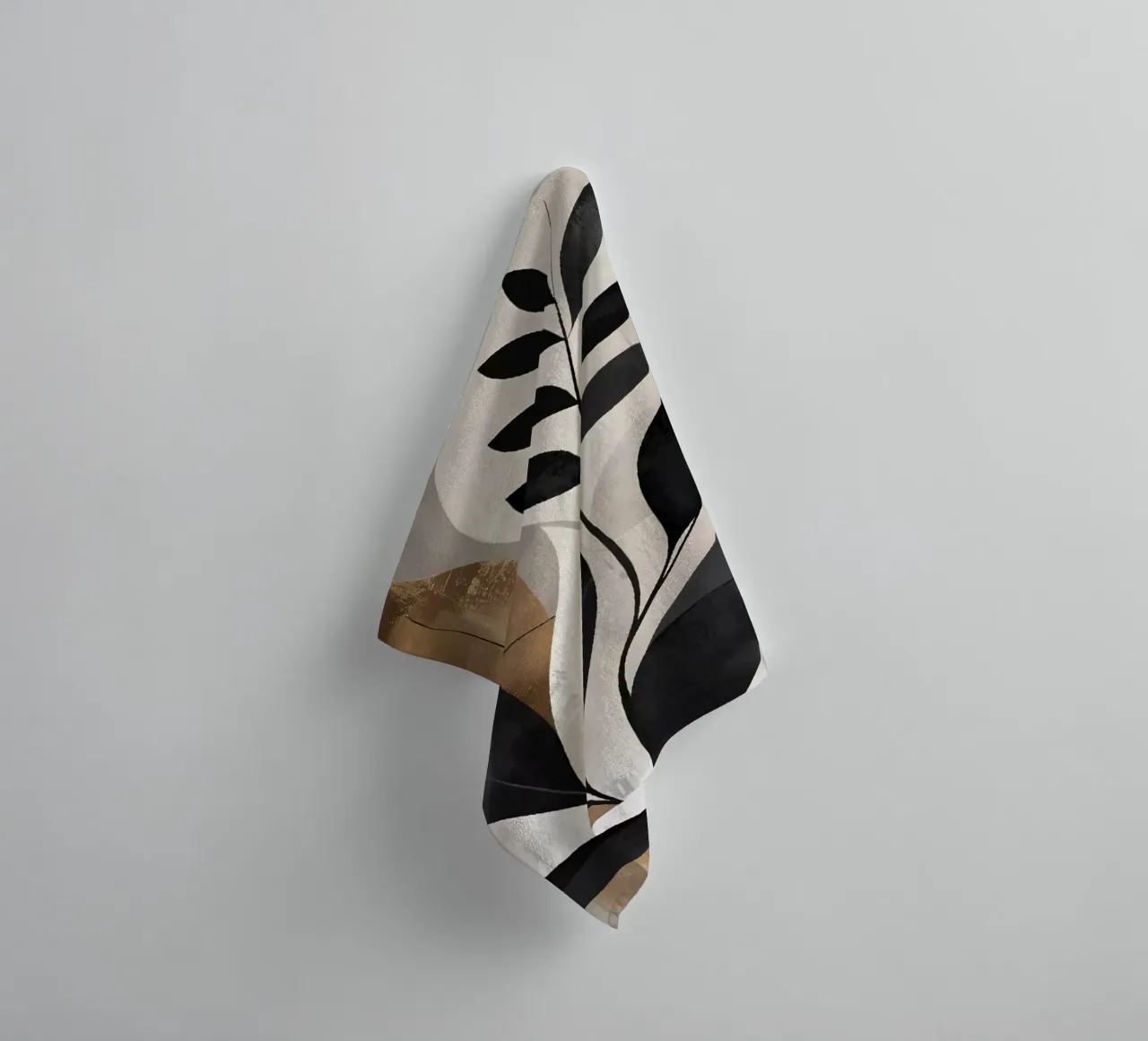 Abstract Botanical Elegance towel by Artistic-shop