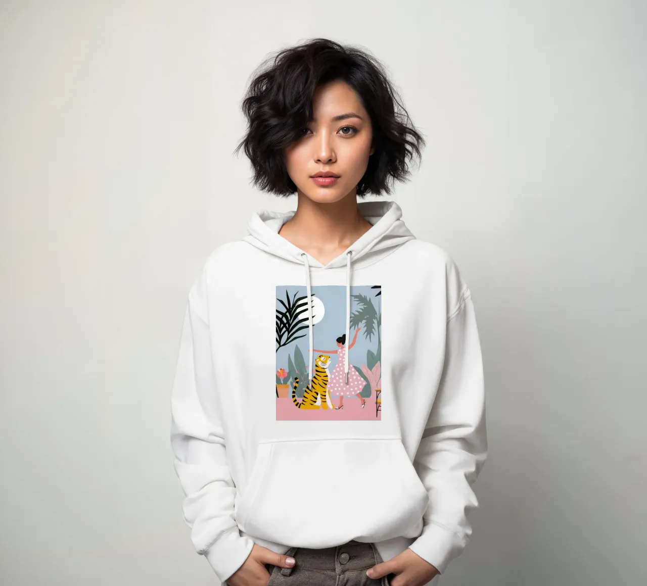 Dancing in the Moonlight felpa con cappuccio da Vibrant Berry Studio