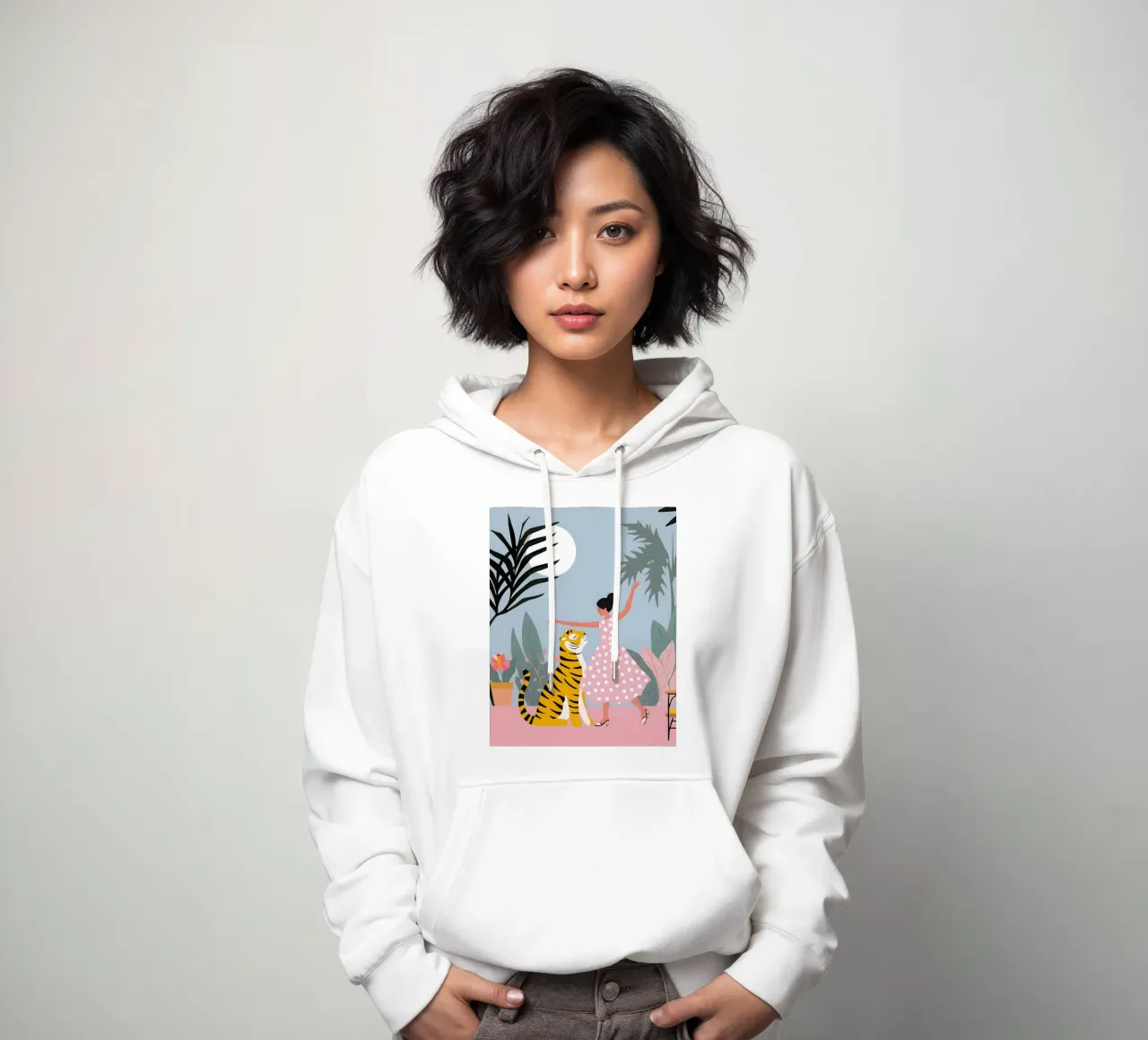 Dancing in the Moonlight felpa con cappuccio da Vibrant Berry Studio