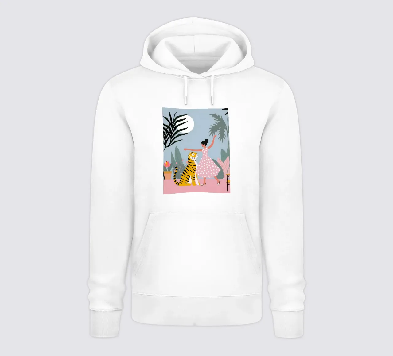 Dancing in the Moonlight felpa con cappuccio da Vibrant Berry Studio