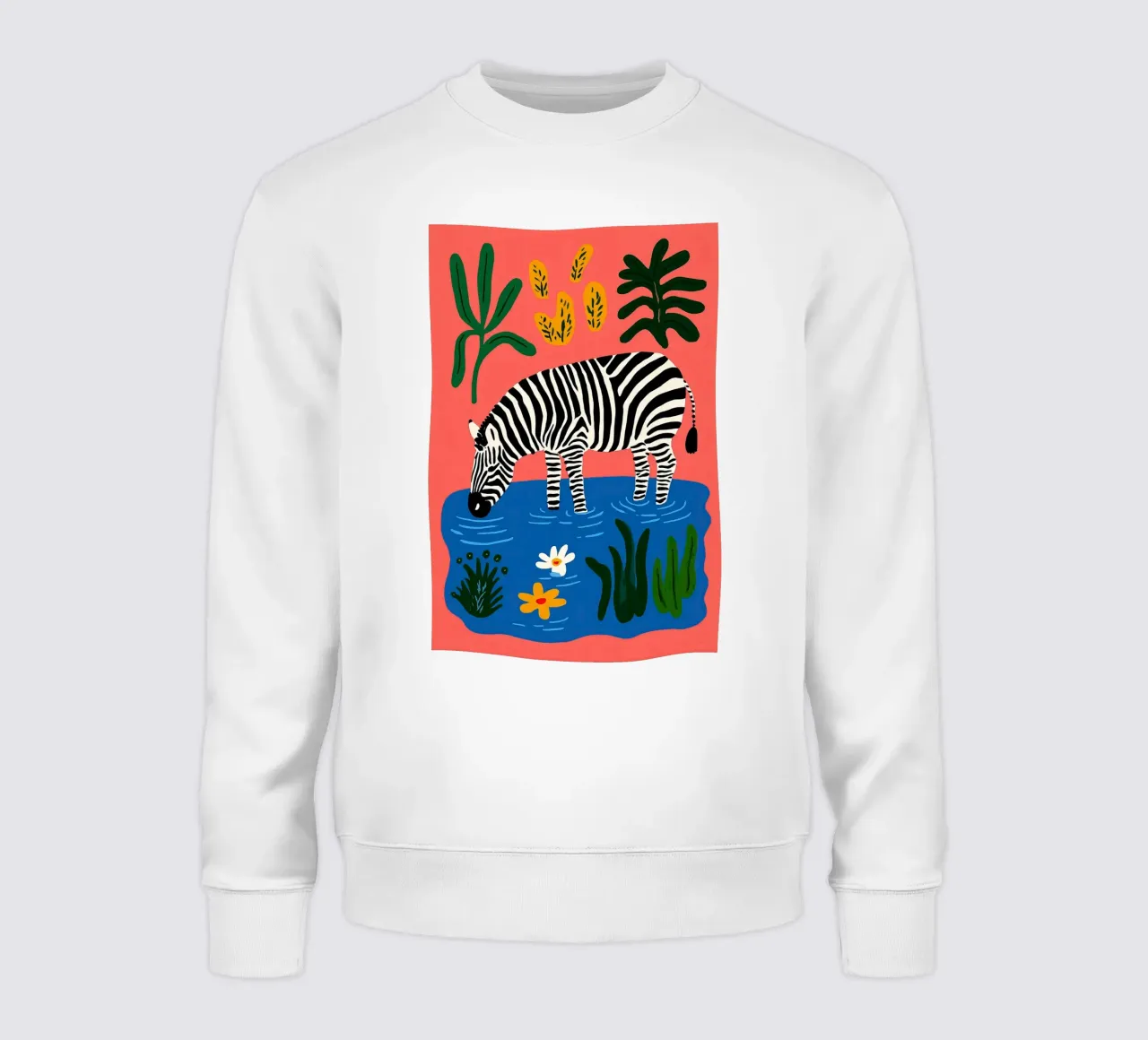 Zebra sweatshirt van CKM
