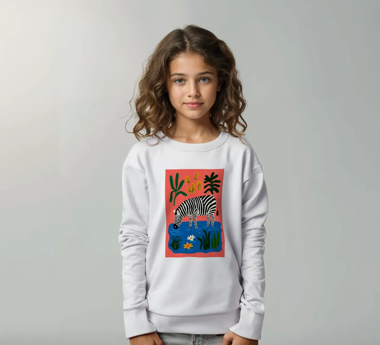 Zebra felpa bambino da CKM