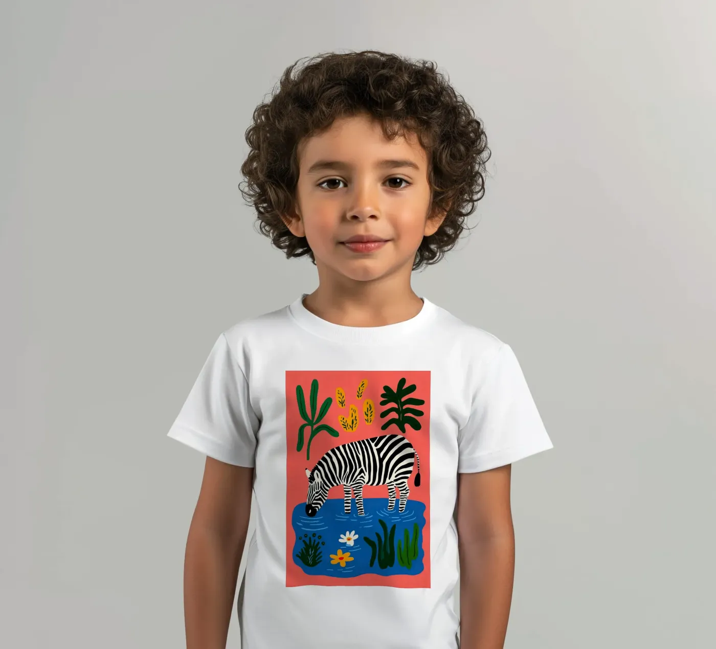 Zebra Kinder T-Shirt von CKM