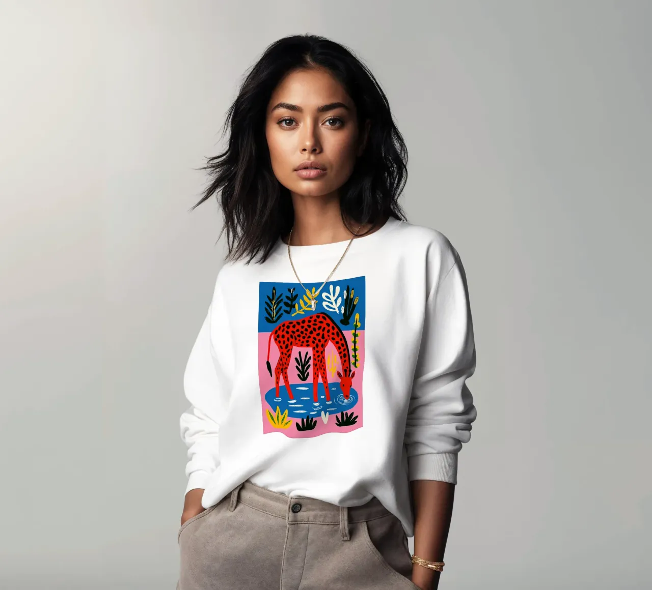 Giraffa felpa da CKM