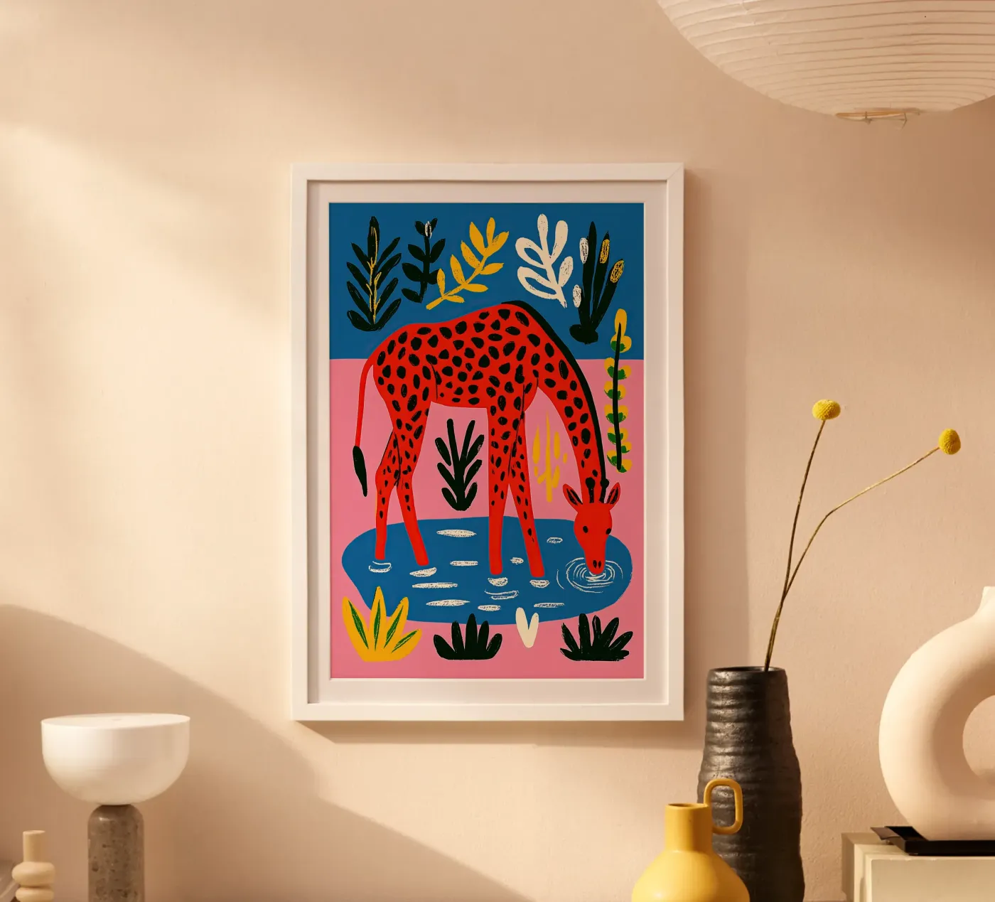 Giraffe poster by CKM