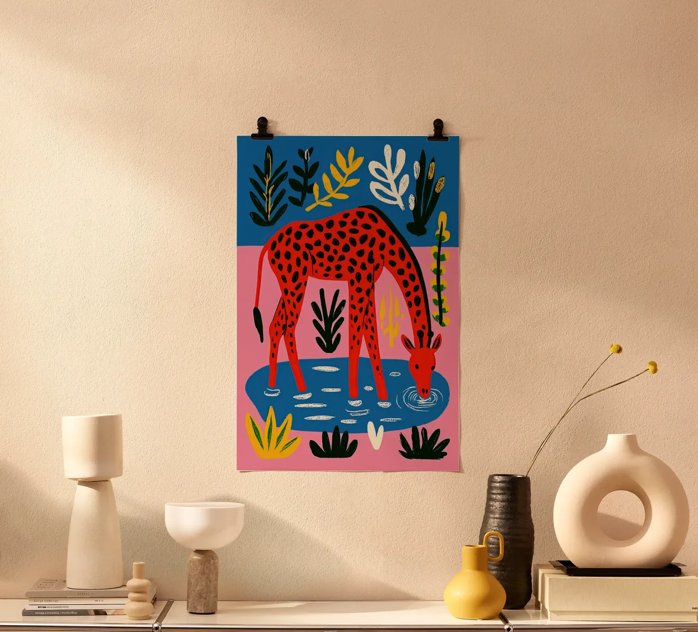 Giraffe poster by CKM