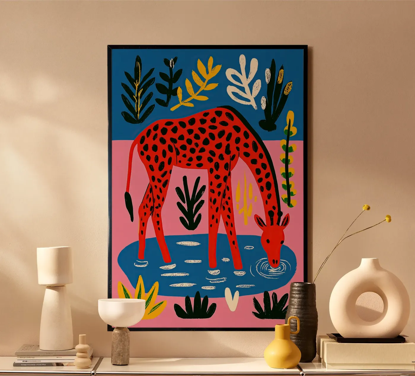 Giraffe poster by CKM
