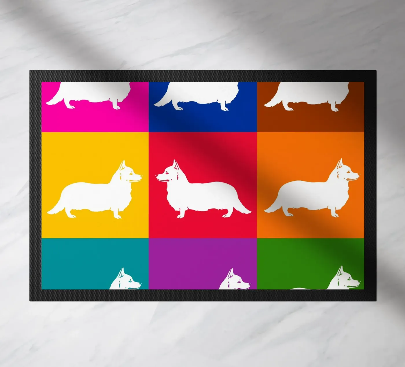 Corgie doormat by Pop dogs