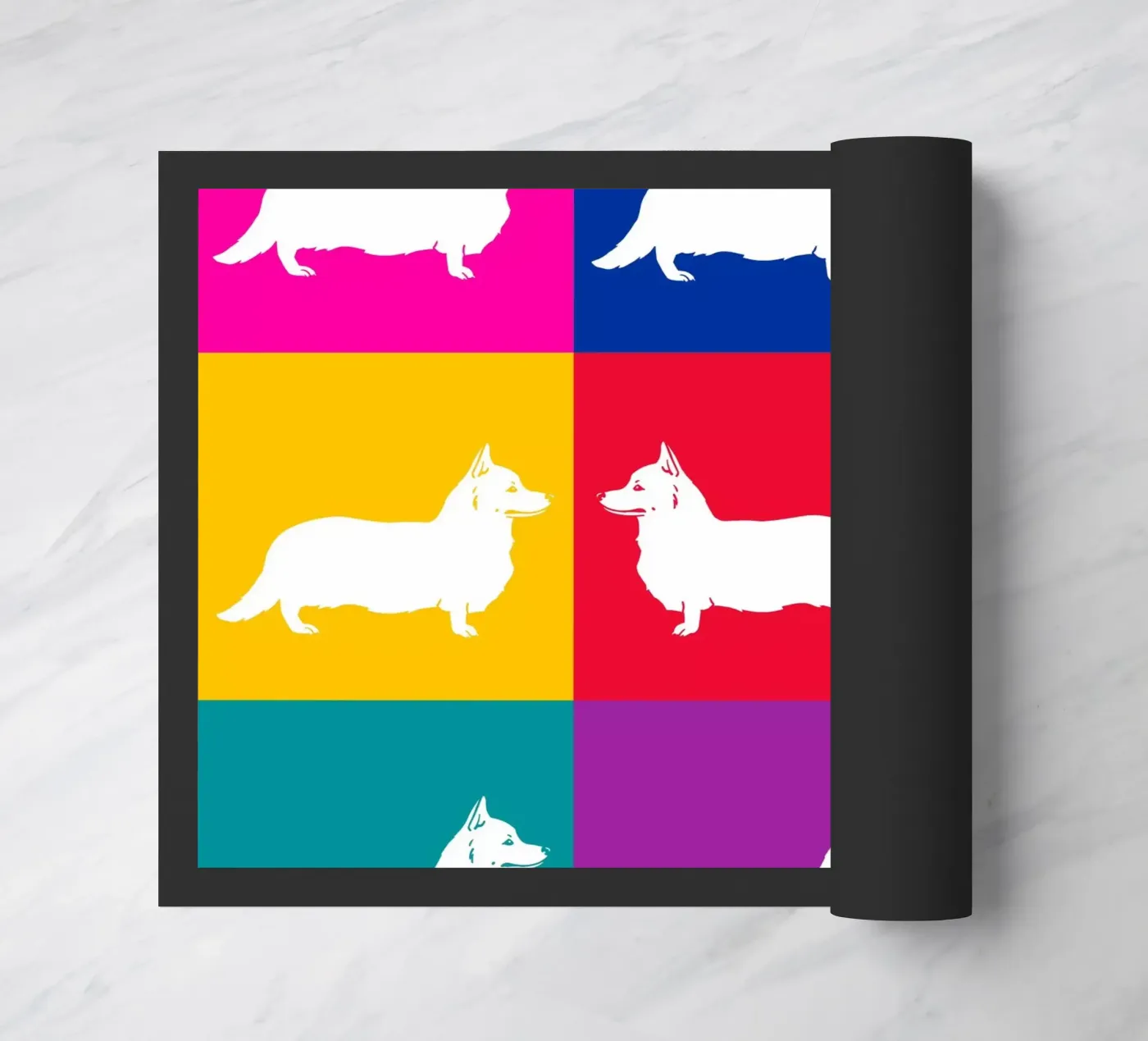 Corgie doormat by Pop dogs