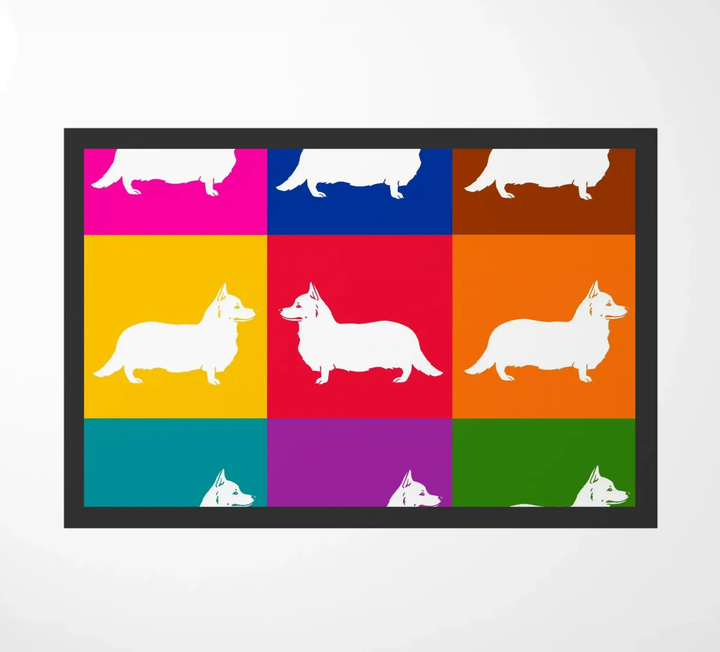 Corgie doormat by Pop dogs