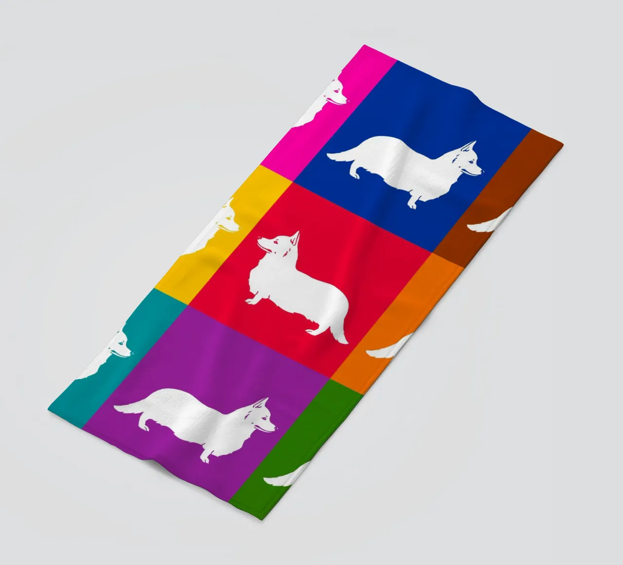 Corgie product.type.towel-beach common.byCreator Pop dogs