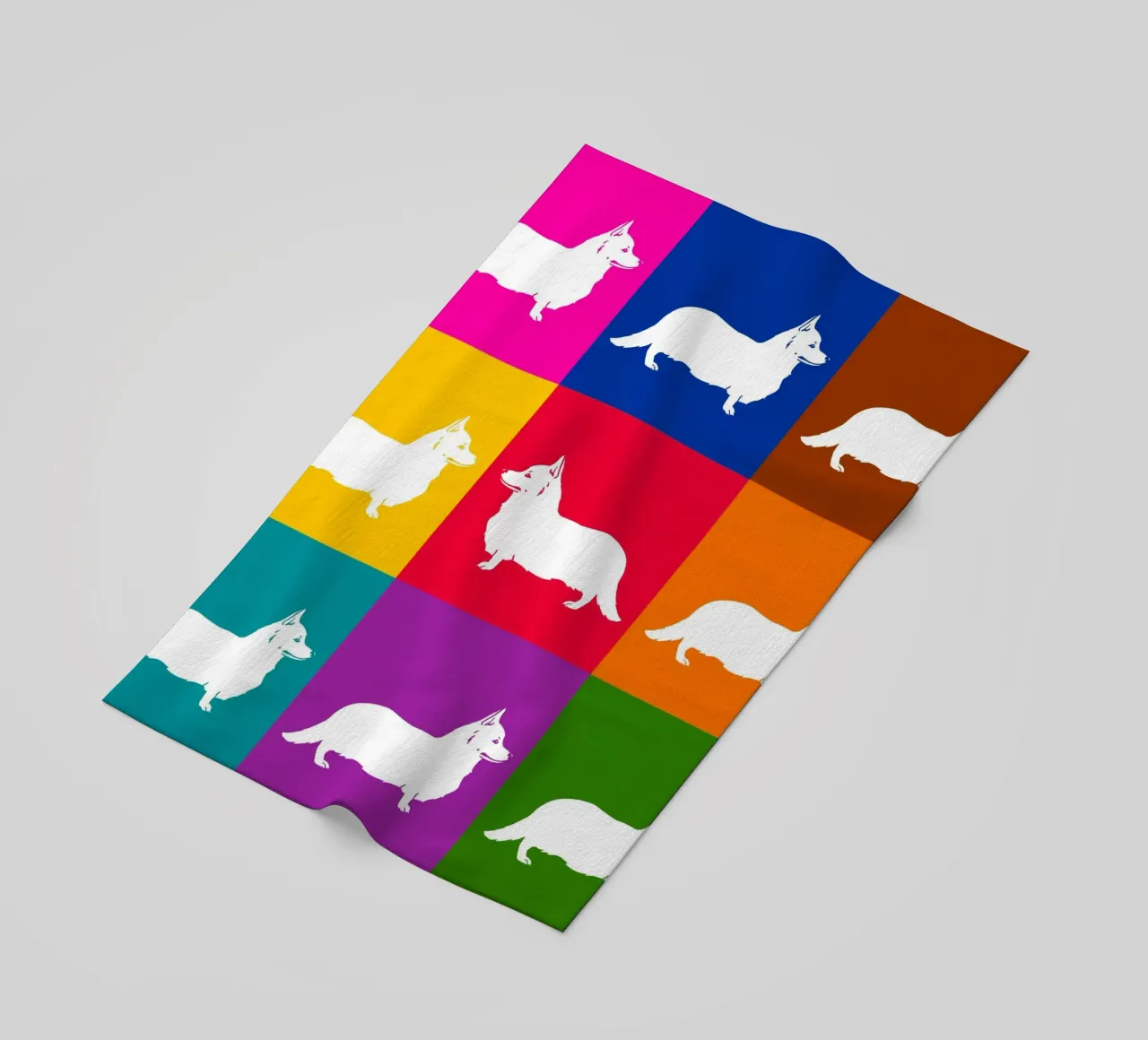 Corgie product.type.towel-beach common.byCreator Pop dogs