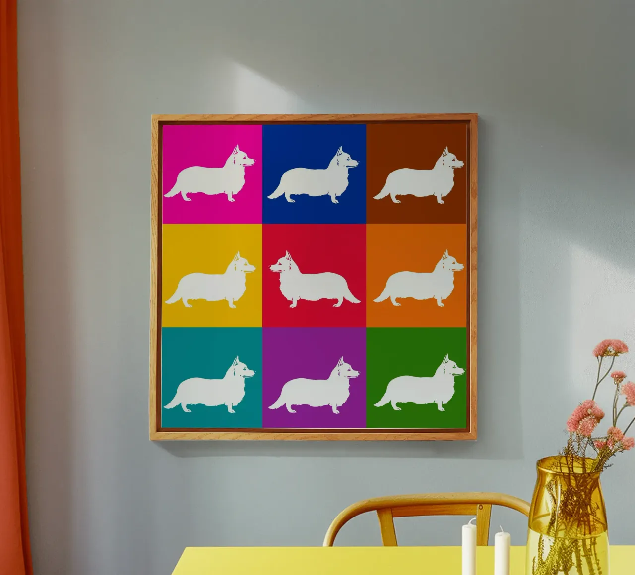 Corgie plexiglass da Pop dogs
