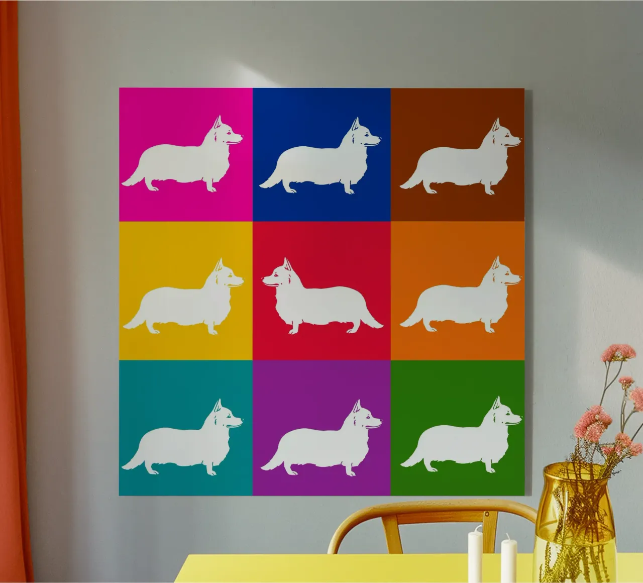 Corgie plexiglass da Pop dogs