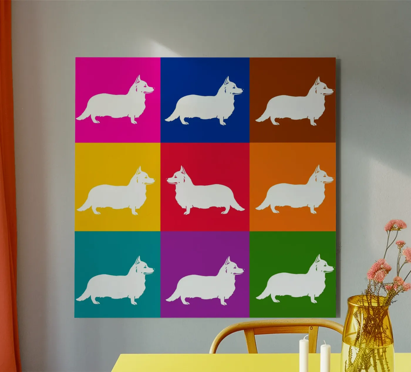 Corgie forex plate by Pop dogs