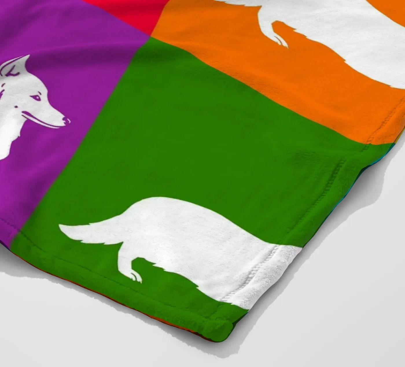 Corgie Fleecedecke von Pop dogs