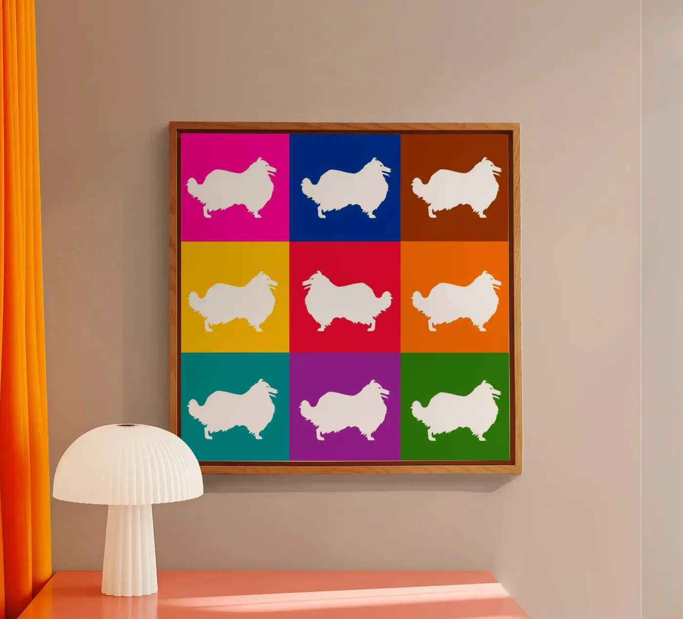 Collie ruvido plexiglass da Pop dogs