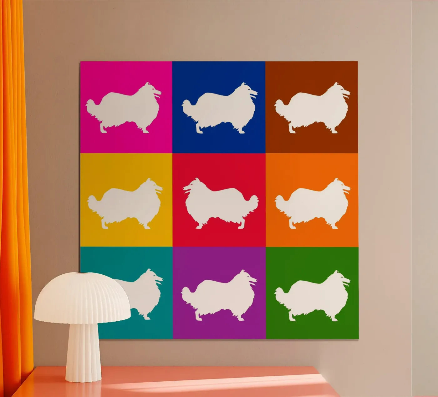 Rough Collie poster da Pop dogs