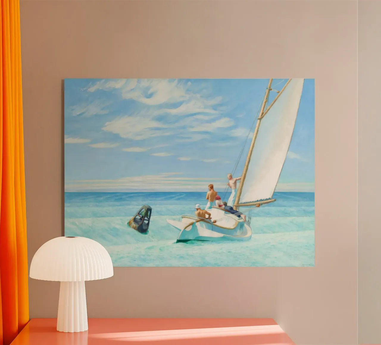 Ground Swell by Edward Hopper plexiglass da Art Shape