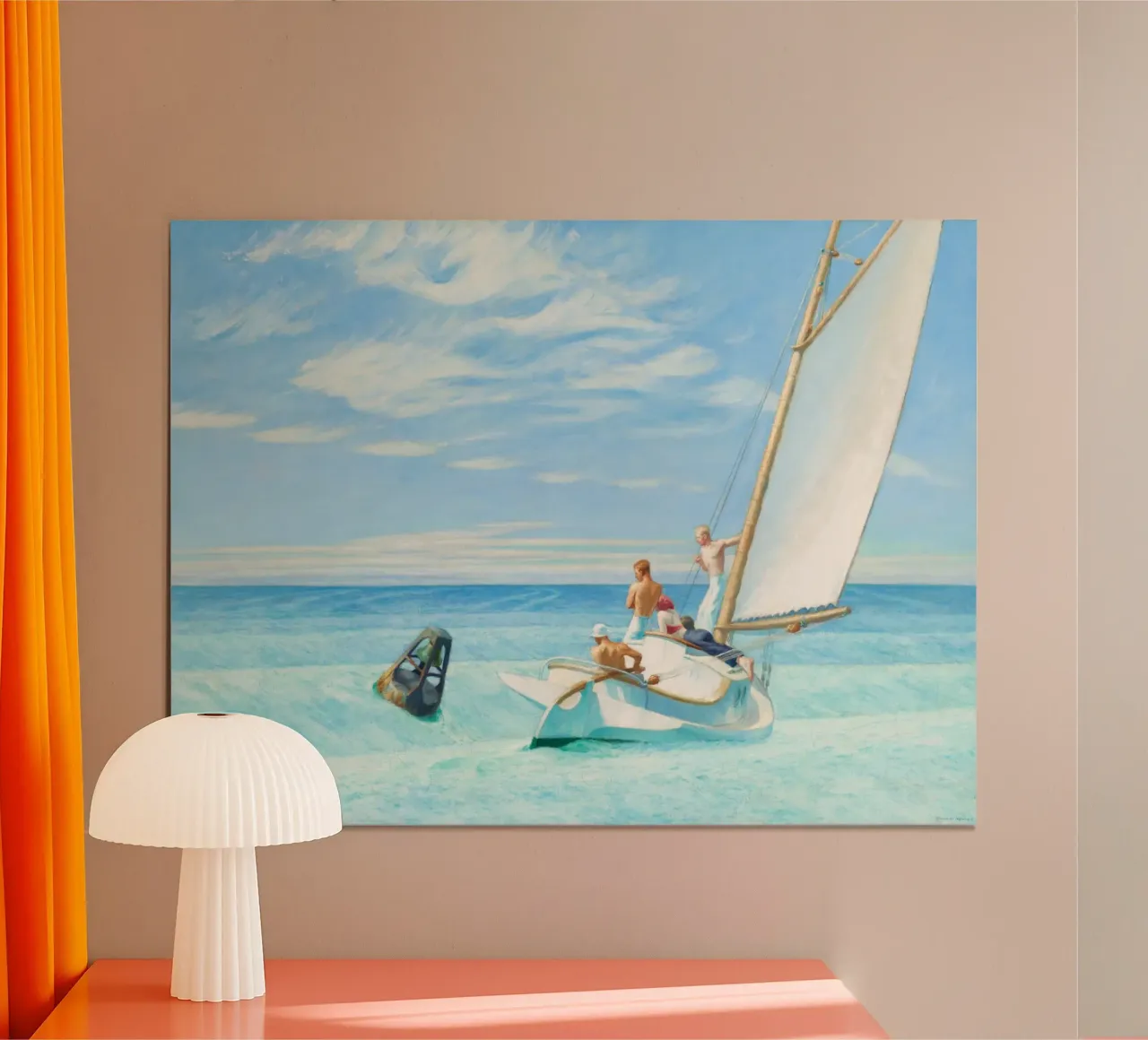 Ground Swell by Edward Hopper carta hahnemühle da Art Shape