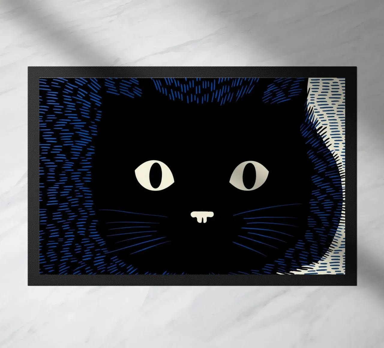 Sbornia nera all'ora blu | Lineart zerbino da Autofocus