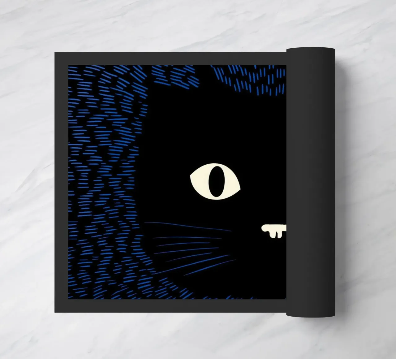 Sbornia nera all'ora blu | Lineart zerbino da Autofocus