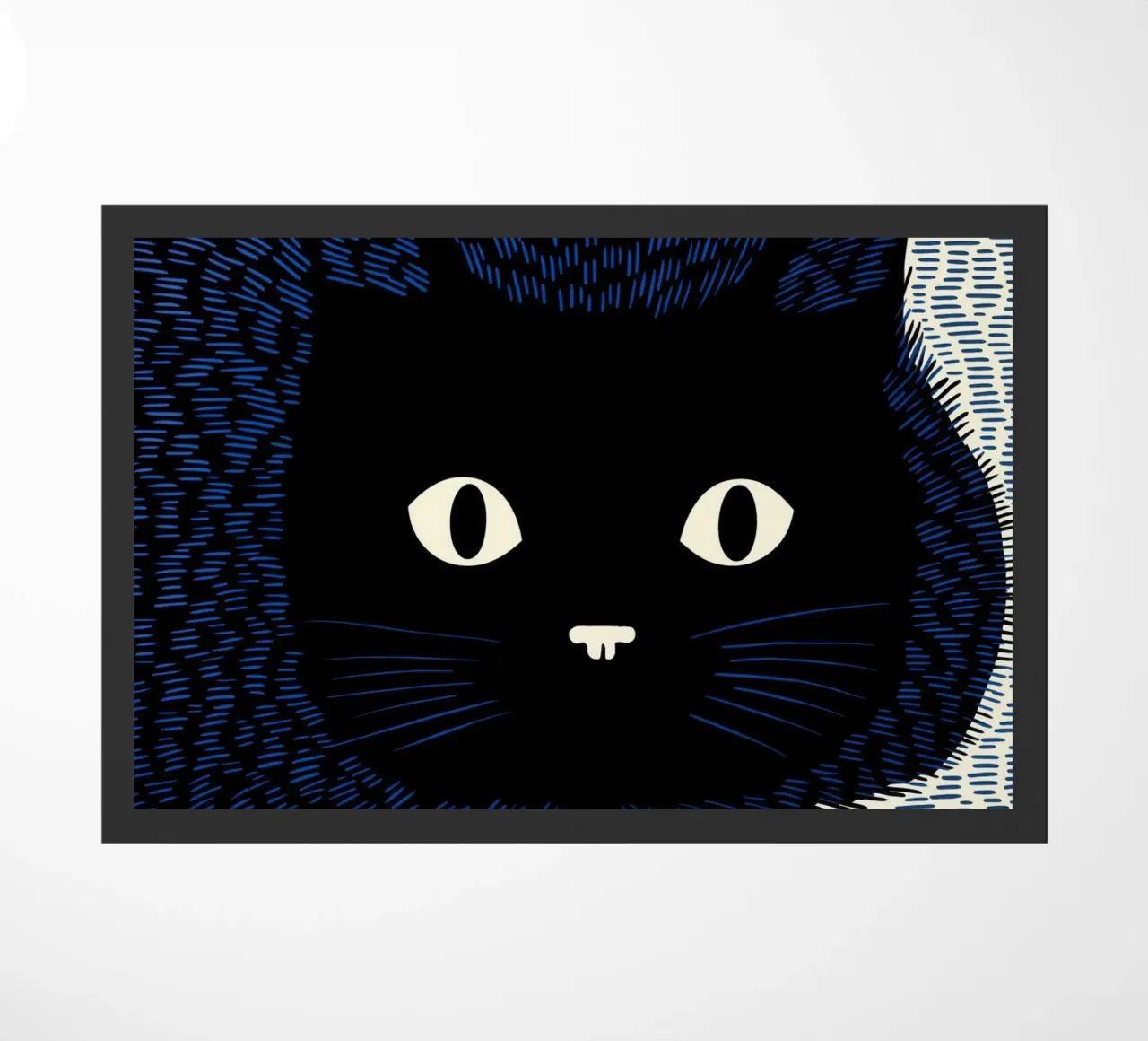 Sbornia nera all'ora blu | Lineart zerbino da Autofocus