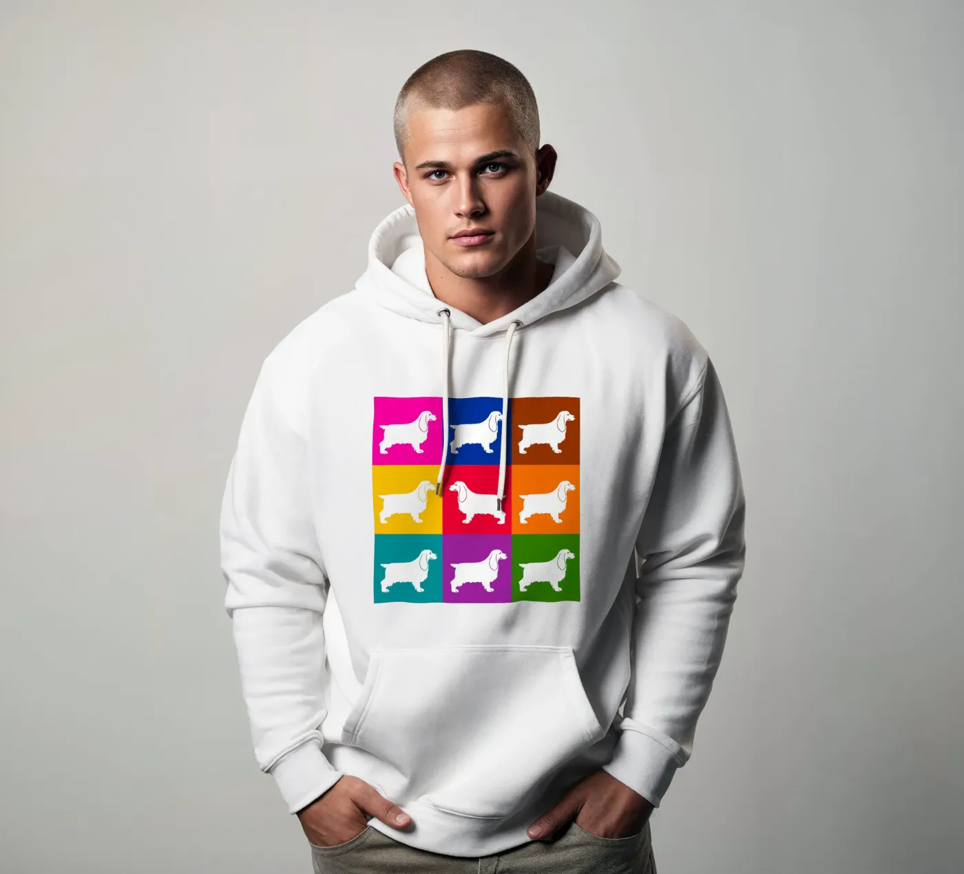 Cocker felpa con cappuccio da Pop dogs