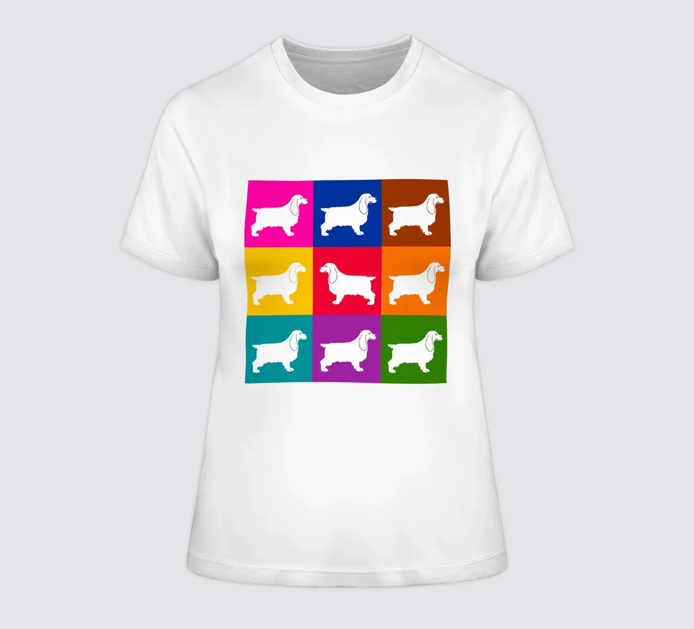 Cocker t-shirt da donna da Pop dogs