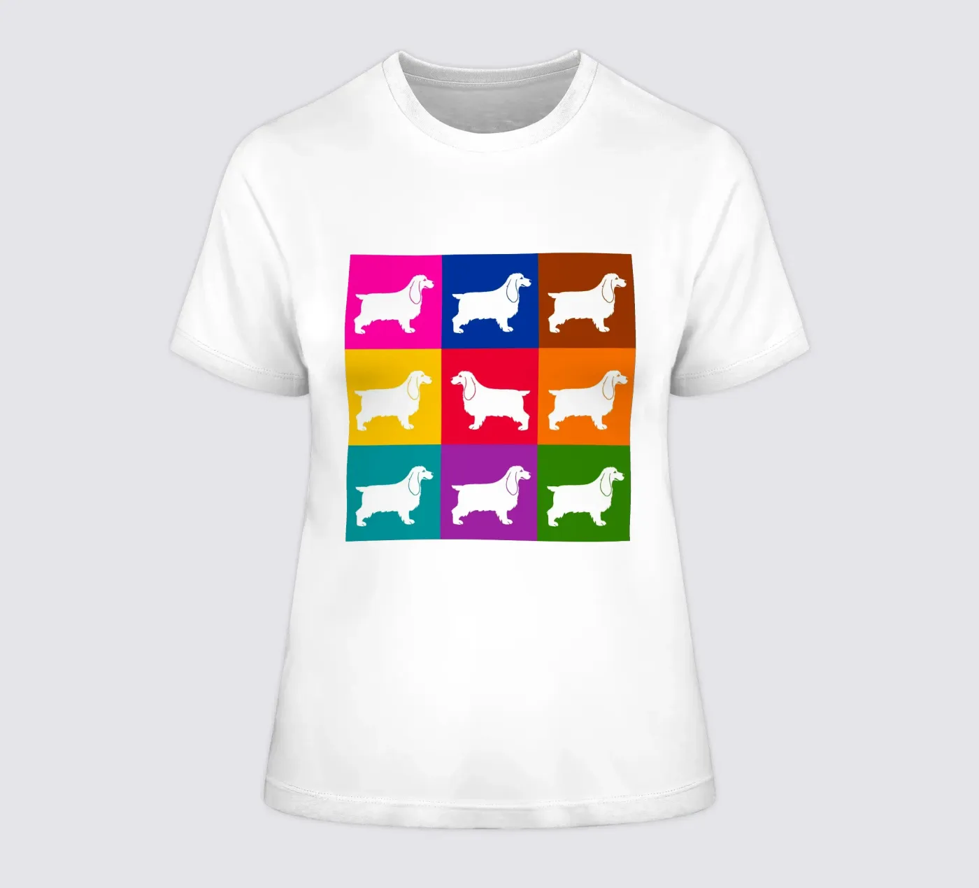 Cocker t-shirt da donna da Pop dogs