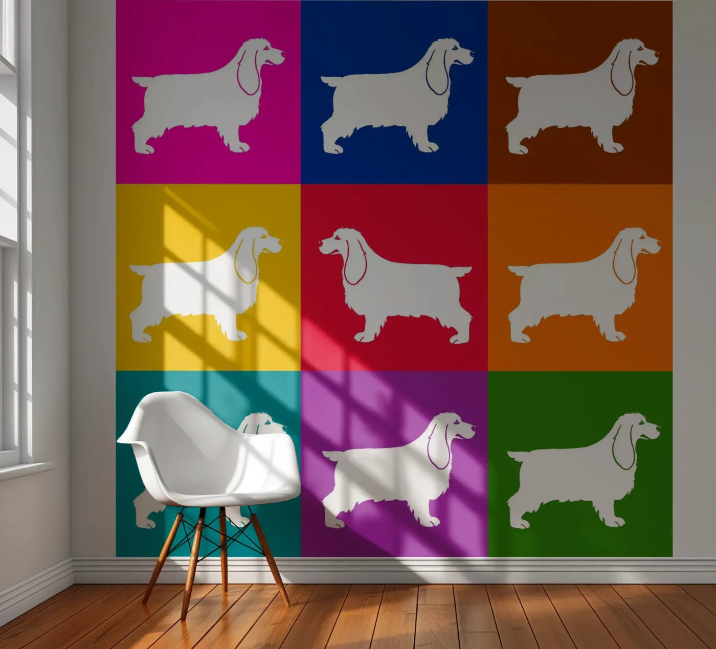 Cocker fotobehang van Pop dogs