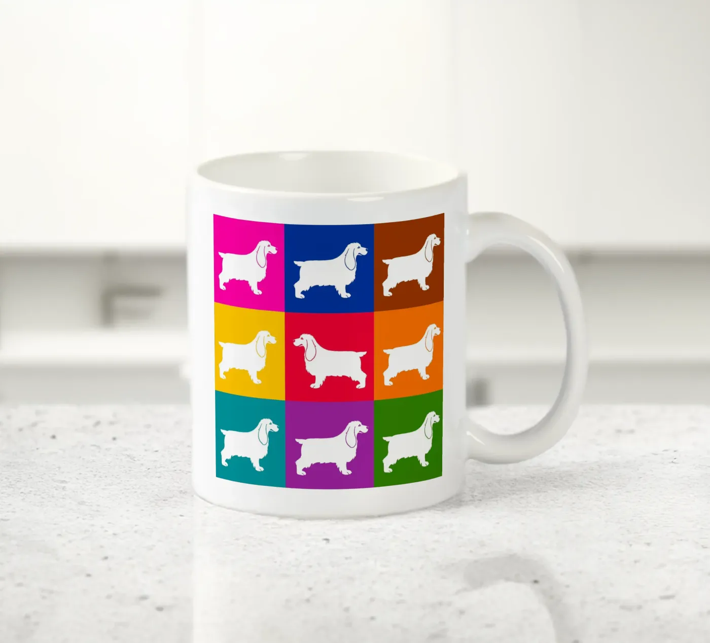 Cocker ceramic mug by Pop dogs