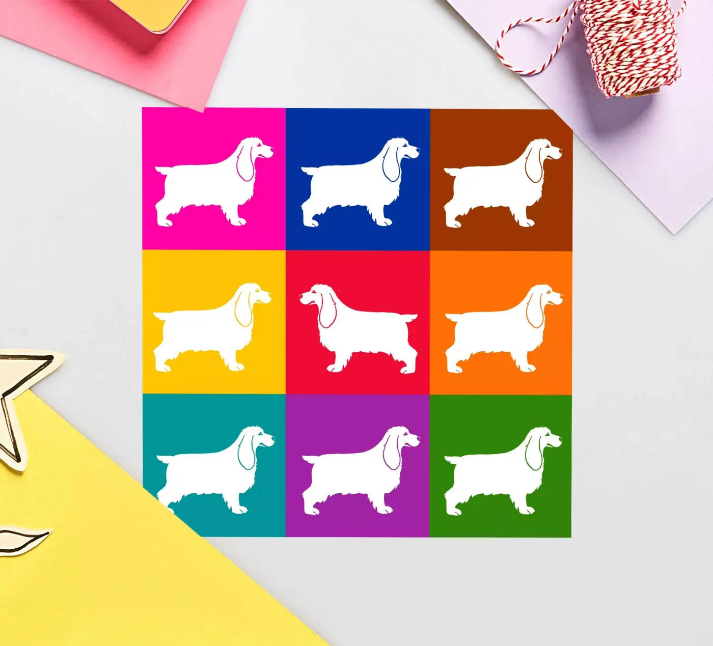 Cocker Sticker von Pop dogs