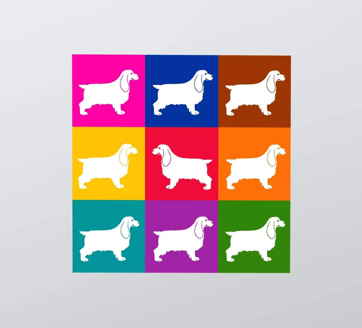 Cocker Sticker von Pop dogs